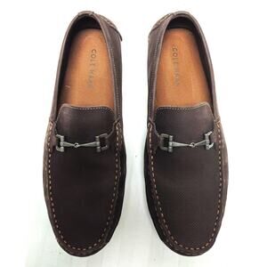 Men's Cole Haan Brown US Size 10.5M Wyatt Bit Driver Shoes
